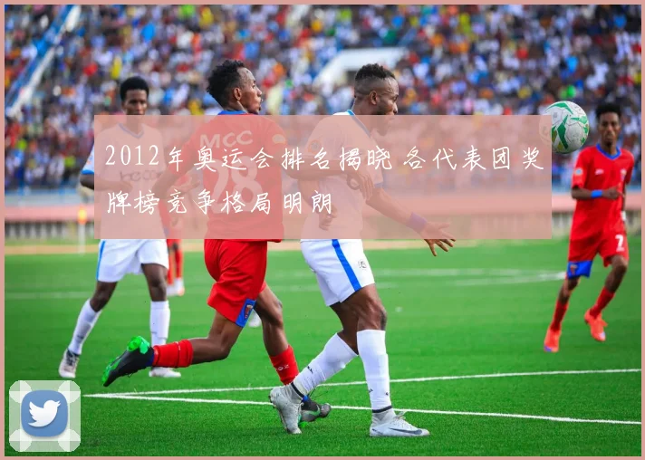 2012年奥运会排名揭晓 各代表团奖牌榜竞争格局明朗